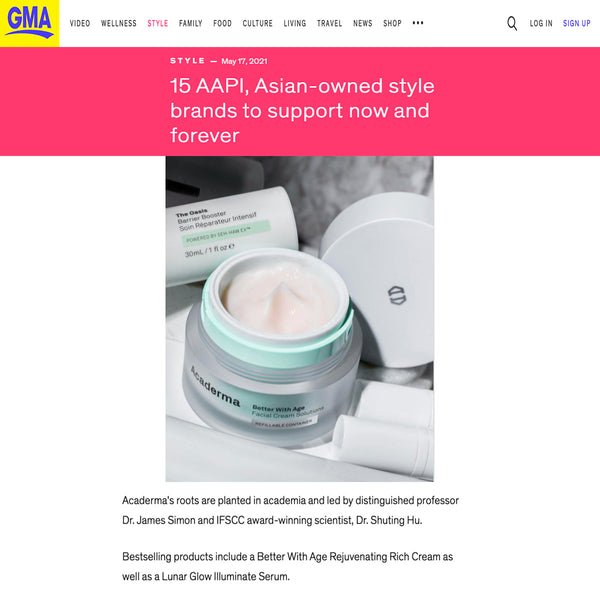 GMA: Support Asian-owned brand Acaderma now and forever