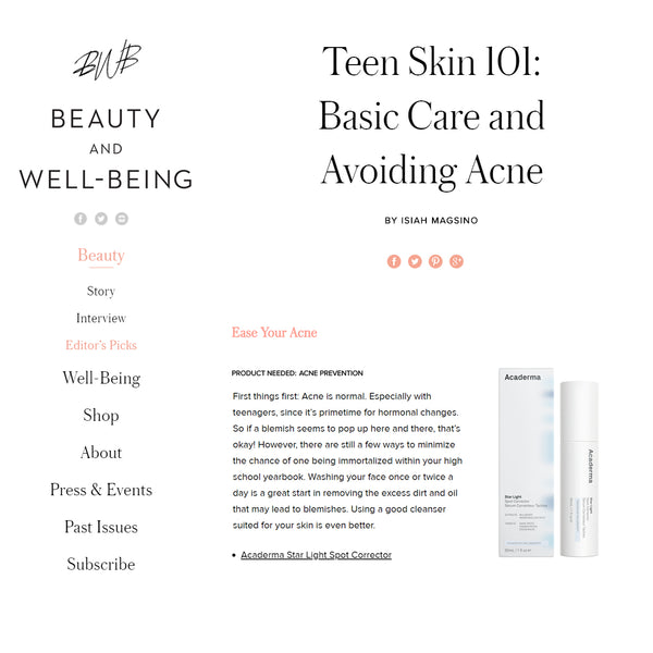 Beauty and Well-Being: