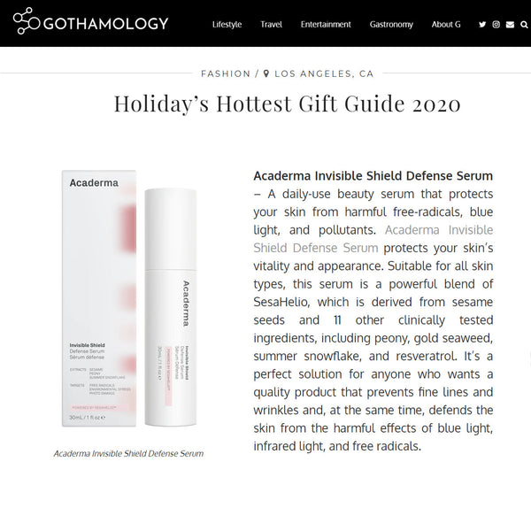 GOTHAMOLOGY: Holiday's Gift Guide