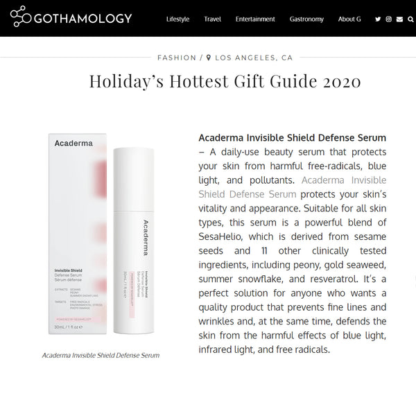 GOTHAMOLOGY: Holiday's Gift Guide