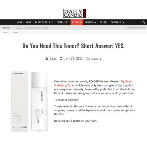Daily Candid News: You Absolutely Need This Toner