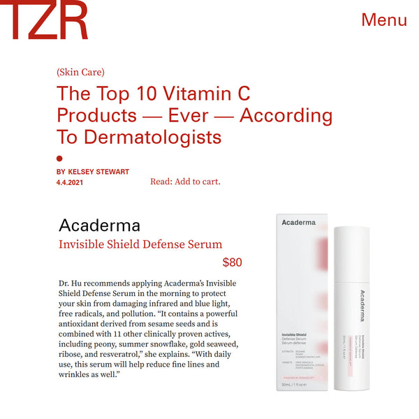 Good Vitaimn C Alternative: Acaderma Invisible Shield Defense Serum