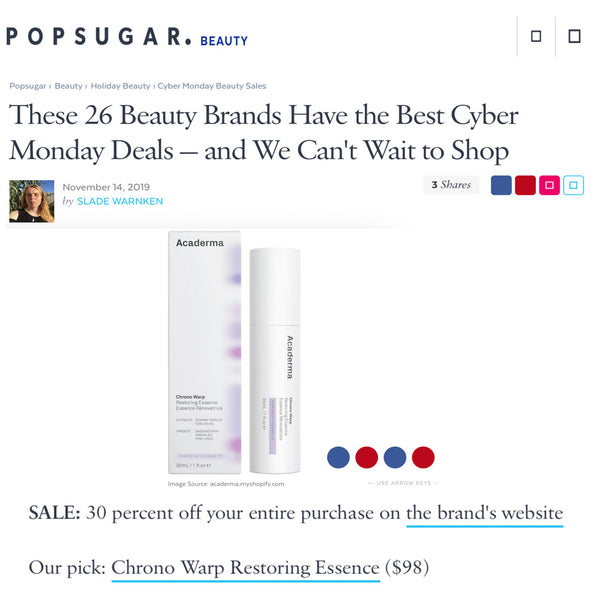 POPSUGAR: We Can't Wait to Shop Acaderma