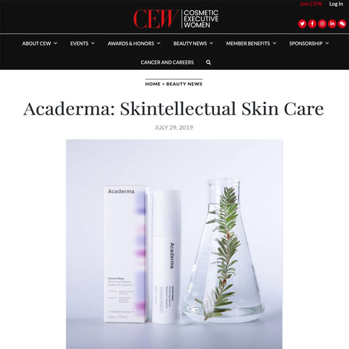 Cosmetic Executive Women: Acaderma And Skintellectual Skin Care